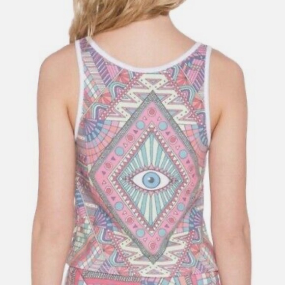 💋🦊 WildFox 🥳 Host Pick 🥳 Swim third eye crop tank top only NWT - Picture 4 of 13